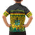 Ghana Christmas Family Matching Off Shoulder Short Dress and Hawaiian Shirt with Santa Ornament National Coat of Arms and Festive - Wonder Print Shop