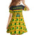 Ghana Christmas Family Matching Off Shoulder Short Dress and Hawaiian Shirt with Santa Ornament National Coat of Arms and Festive - Wonder Print Shop