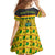 Ghana Christmas Family Matching Summer Maxi Dress and Hawaiian Shirt with Santa Ornament National Coat of Arms and Festive - Wonder Print Shop