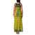 Ghana Christmas Family Matching Tank Maxi Dress and Hawaiian Shirt with Santa Ornament National Coat of Arms and Festive - Wonder Print Shop