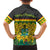 Ghana Christmas Kid Hawaiian Shirt with Santa Ornament National Coat of Arms and Festive - Wonder Print Shop