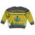 Ghana Christmas Kid Ugly Christmas Sweater with Santa Ornament National Coat of Arms and Festive - Wonder Print Shop