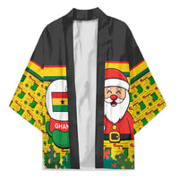 Ghana Christmas Kimono with Santa Ornament National Coat of Arms and Festive - Wonder Print Shop