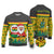 Ghana Christmas Ugly Christmas Sweater with Santa Ornament National Coat of Arms and Festive - Wonder Print Shop