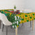 Ghana Christmas Tablecloth with Santa Ornament National Coat of Arms and Festive - Wonder Print Shop