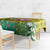 Ghana Christmas Tablecloth with Santa Ornament National Coat of Arms and Festive - Wonder Print Shop