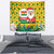 Ghana Christmas Tapestry with Santa Ornament National Coat of Arms and Festive - Wonder Print Shop