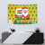 Ghana Christmas Tapestry with Santa Ornament National Coat of Arms and Festive - Wonder Print Shop