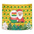 Ghana Christmas Tapestry with Santa Ornament National Coat of Arms and Festive - Wonder Print Shop