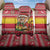 Ghana Christmas Back Car Seat Cover with Monkey Holding Gift Ghana Map and Festive - Wonder Print Shop