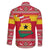 Ghana Christmas Family Matching Long Sleeve Bodycon Dress and Hawaiian Shirt with Monkey Holding Gift Ghana Map and Festive - Wonder Print Shop