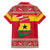 Ghana Christmas Family Matching Off Shoulder Maxi Dress and Hawaiian Shirt with Monkey Holding Gift Ghana Map and Festive - Wonder Print Shop