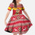 Ghana Christmas Family Matching Summer Maxi Dress and Hawaiian Shirt with Monkey Holding Gift Ghana Map and Festive - Wonder Print Shop