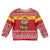 Ghana Christmas Kid Ugly Christmas Sweater with Monkey Holding Gift Ghana Map and Festive - Wonder Print Shop