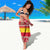 Ghana Christmas Sarong with Monkey Holding Gift Ghana Map and Festive - Wonder Print Shop