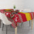 Ghana Christmas Tablecloth with Monkey Holding Gift Ghana Map and Festive - Wonder Print Shop