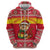 Ghana Christmas Zip Hoodie with Monkey Holding Gift Ghana Map and Festive - Wonder Print Shop