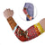 Spain Christmas Arm Sleeves with Santa Bull Brick Chimney Wreath and Festive Holiday - Wonder Print Shop