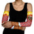 Spain Christmas Arm Sleeves with Santa Bull Brick Chimney Wreath and Festive Holiday - Wonder Print Shop