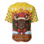 Spain Christmas Baseball Jersey with Santa Bull Brick Chimney Wreath and Festive Holiday - Wonder Print Shop