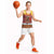 Spain Christmas Basketball Jersey with Santa Bull Brick Chimney Wreath and Festive Holiday - Wonder Print Shop