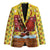 Spain Christmas Blazer with Santa Bull Brick Chimney Wreath and Festive Holiday - Wonder Print Shop