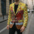 Spain Christmas Blazer with Santa Bull Brick Chimney Wreath and Festive Holiday - Wonder Print Shop