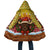 Spain Christmas Cloak with Santa Bull Brick Chimney Wreath and Festive Holiday - Wonder Print Shop
