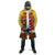 Spain Christmas Cloak with Santa Bull Brick Chimney Wreath and Festive Holiday - Wonder Print Shop
