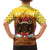 Spain Christmas Family Matching Short Sleeve Bodycon Dress and Hawaiian Shirt with Santa Bull Brick Chimney Wreath and Festive Holiday - Wonder Print Shop