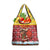 Spain Christmas Grocery Bag with Santa Bull Brick Chimney Wreath and Festive Holiday - Wonder Print Shop