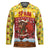 Spain Christmas Hockey Jersey with Santa Bull Brick Chimney Wreath and Festive Holiday - Wonder Print Shop