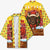 Spain Christmas Kimono with Santa Bull Brick Chimney Wreath and Festive Holiday - Wonder Print Shop