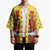 Spain Christmas Kimono with Santa Bull Brick Chimney Wreath and Festive Holiday - Wonder Print Shop
