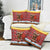 Spain Christmas Pillow Cover with Santa Bull Brick Chimney Wreath and Festive Holiday - Wonder Print Shop