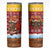 Spain Christmas Skinny Tumbler with Santa Bull Brick Chimney Wreath and Festive Holiday - Wonder Print Shop