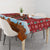 Spain Christmas Tablecloth with Santa Bull Brick Chimney Wreath and Festive Holiday - Wonder Print Shop