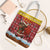 Spain Christmas Tote Bag with Santa Bull Brick Chimney Wreath and Festive Holiday - Wonder Print Shop