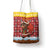 Spain Christmas Tote Bag with Santa Bull Brick Chimney Wreath and Festive Holiday - Wonder Print Shop
