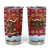 Spain Christmas Tumbler Cup with Santa Bull Brick Chimney Wreath and Festive Holiday - Wonder Print Shop