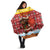 Spain Christmas Umbrella with Santa Bull Brick Chimney Wreath and Festive Holiday - Wonder Print Shop
