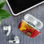 Spain Christmas AirPods Case with Tio de Nadal Log Snowflakes Spanish Flag and Holiday Wreath - Wonder Print Shop