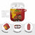 Spain Christmas AirPods Case with Tio de Nadal Log Snowflakes Spanish Flag and Holiday Wreath - Wonder Print Shop