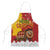 Spain Christmas Apron with Tio de Nadal Log Snowflakes Spanish Flag and Holiday Wreath - Wonder Print Shop