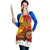 Spain Christmas Apron with Tio de Nadal Log Snowflakes Spanish Flag and Holiday Wreath - Wonder Print Shop