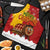 Spain Christmas Apron with Tio de Nadal Log Snowflakes Spanish Flag and Holiday Wreath - Wonder Print Shop