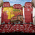 Spain Christmas Back Car Seat Cover with Tio de Nadal Log Snowflakes Spanish Flag and Holiday Wreath - Wonder Print Shop