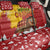 Spain Christmas Back Car Seat Cover with Tio de Nadal Log Snowflakes Spanish Flag and Holiday Wreath - Wonder Print Shop