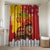Spain Christmas Bathroom Set with Tio de Nadal Log Snowflakes Spanish Flag and Holiday Wreath - Wonder Print Shop