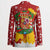 Spain Christmas Blazer with Tio de Nadal Log Snowflakes Spanish Flag and Holiday Wreath - Wonder Print Shop